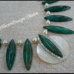 NWT Genuine Turquoise Necklace Set